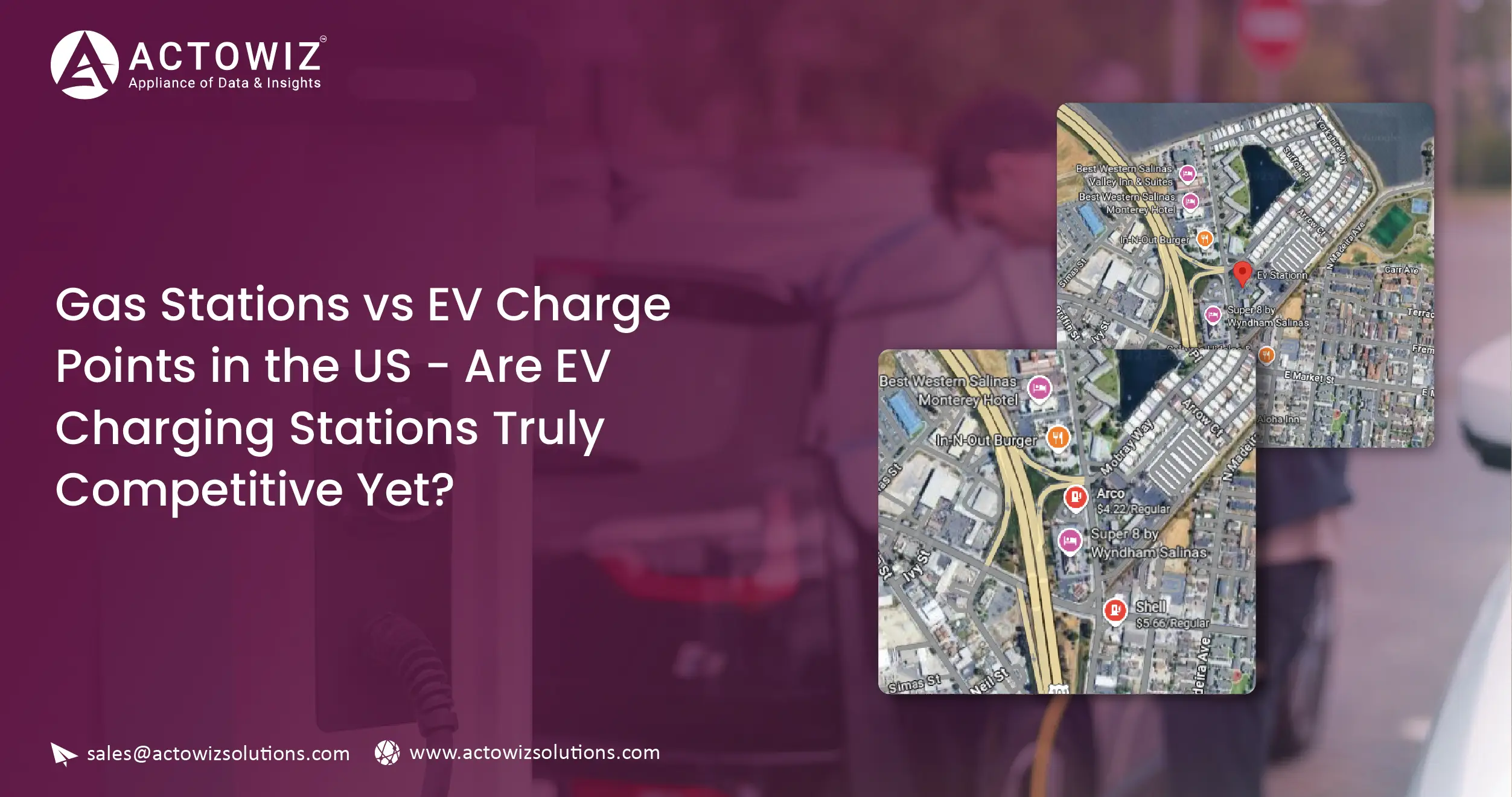Gas Stations vs EV Charge Points in the US